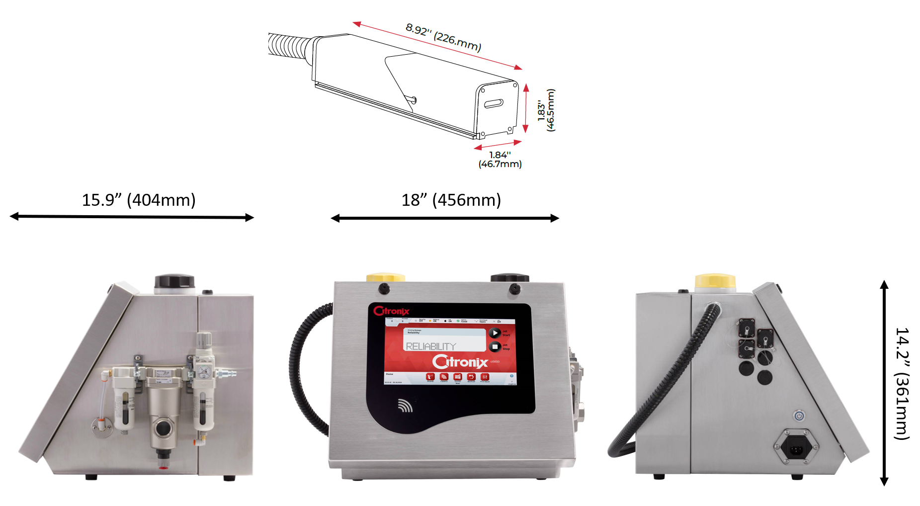 Ci5650 Pro Dimensions