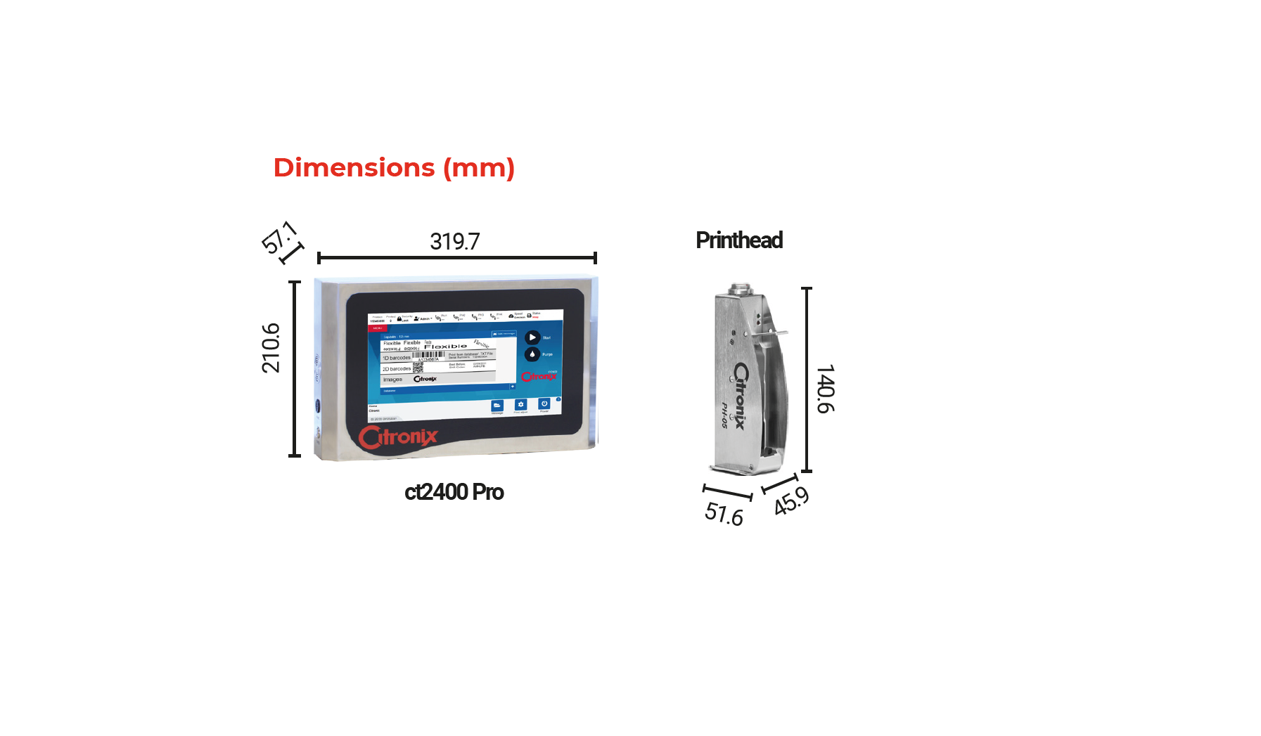 Ct2400 Pro Dimensions  New